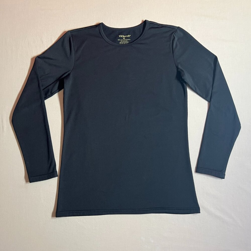 Women’s Black Long Sleeve Ultra soft ViCherub